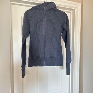 Lululemon Blue Scuba Hoodie, Size 6, Vintage, GUC